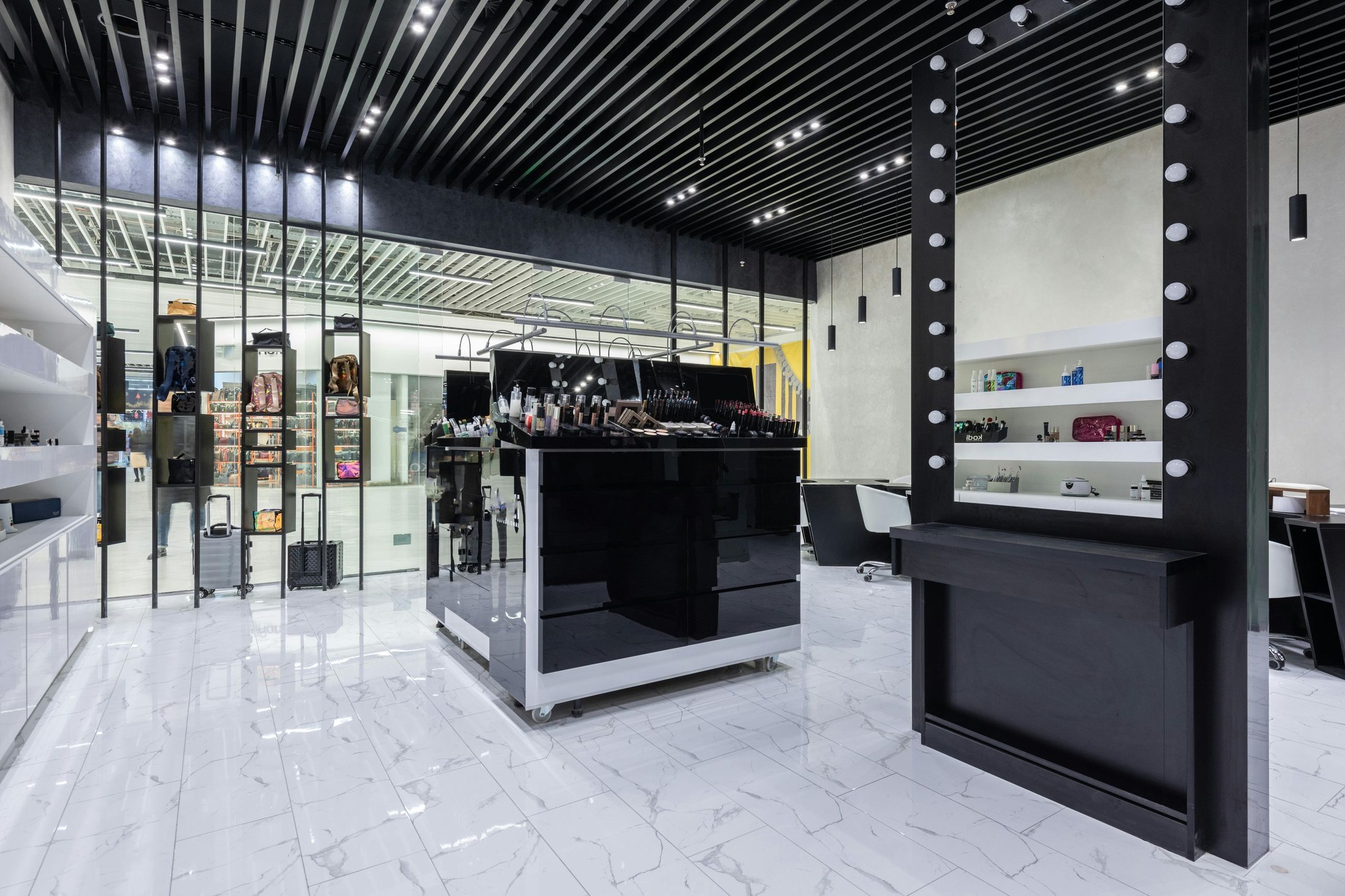 Luxury spa beauty interior with premium finishes